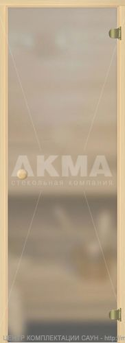 Дверь для сауны «АКМА» 0,7×1,9 стекло б/цв. матовое