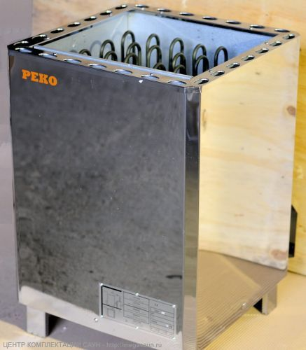 Электрическая печь peko для бани EHGF-150 выносной пульт и блок мощности в комплекте