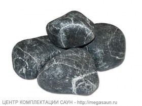 Камни серпентинит шлифованный 20 кг (ведро)
