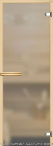 Дверь для сауны «АКМА» 0,7Х1,9 стекло матовое б/цв