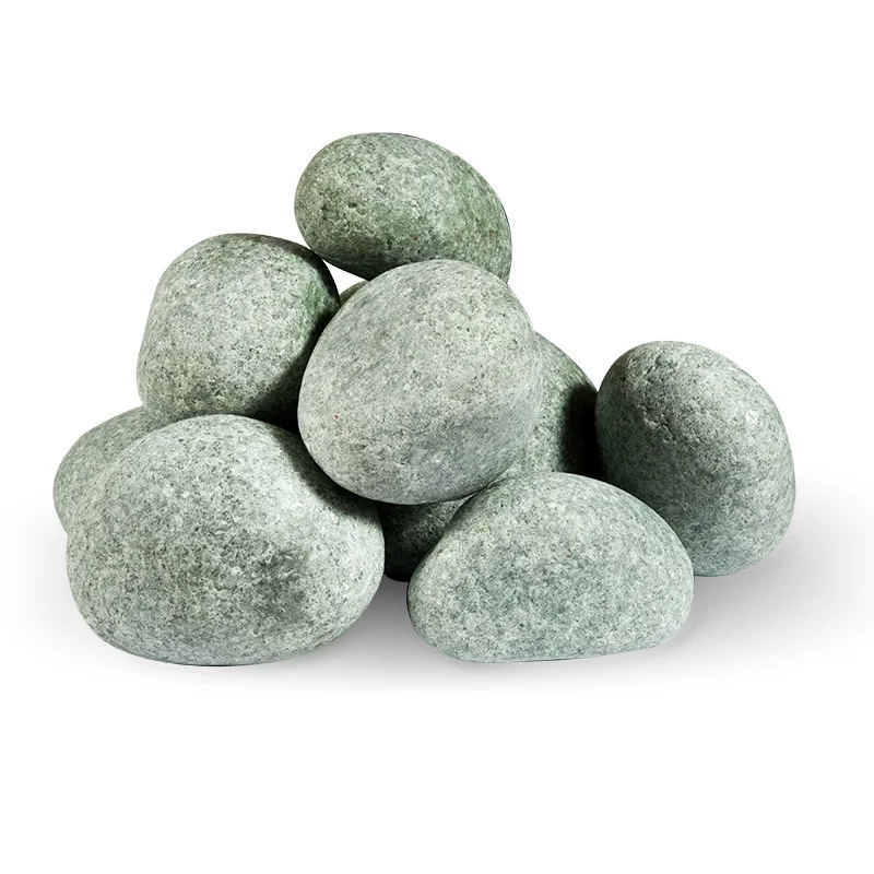 Жадеит камень для бани и сауны шлифованный (20 кг)