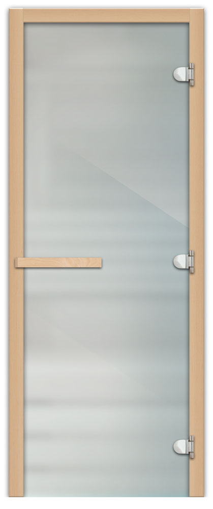 Дверь для сауны FireWay (1,9х0,7) ст. Сатин 8 мм, (3 петли)
