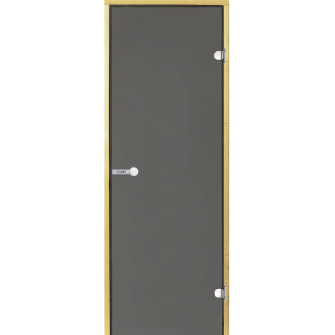 Дверь для бани и сауны HARVIA серая 0,7х1,9 коробка сосна ,D71902М