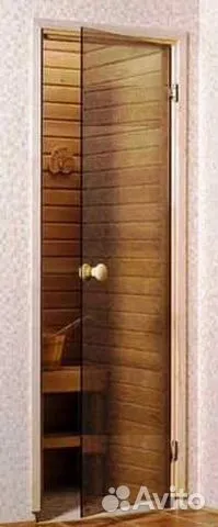 Двери для саун  со стеклом Harvia Legend 0,7Х1,9 стекло бронза