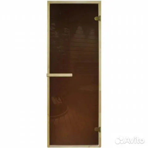 Дверь для сауны sawo 690х1890 стекло прозрачное /коробка осина